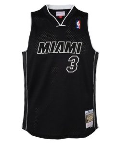Alternative view of Dwyane Wade Miami Heat  Youth 2011/12 Hardwood Classics Swingman Alternate Jersey - Black