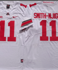 Jaxon Smith-Njigba NCAA Ohio State Buckeyes Nike Vapor Limited Jersey
