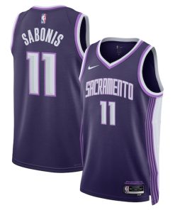 Domantas Sabonis Sacramento Kings Nike Unisex 2025/26 Swingman Jersey - Purple - City Edition