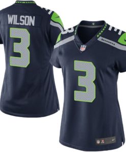 Russell Wilson Seattle Seahawks Nike Women's Game Player Jersey - College Navy/Neon Green