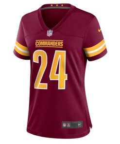 Alternative view of Antonio Gibson Washington Commanders Nike Women's Player Jersey - Burgundy