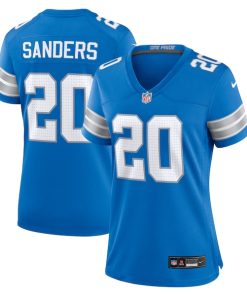 Alternative view of Barry Sanders Detroit Lions Nike Women's Retired Player Game Jersey - Blue