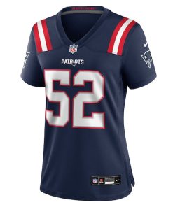 Alternative view of Jack Gibbens New England Patriots Nike Women's Team Game Jersey -  Navy