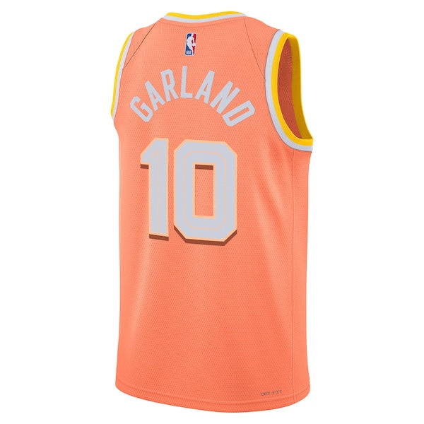 Darius Garland Cleveland Cavaliers Nike Unisex 2025/26 Swingman Jersey - Orange - City Edition - Image 3