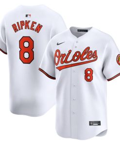 Cal Ripken Jr. Baltimore Orioles Nike Home Limited Player Jersey - White