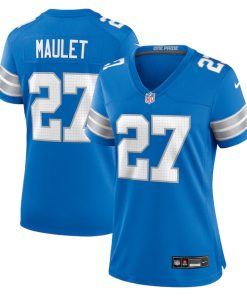 Arthur Maulet Detroit Lions Nike Women's Team Game Jersey -  Blue