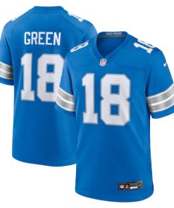 Antoine Green Detroit Lions Nike Team Game Jersey -  Blue