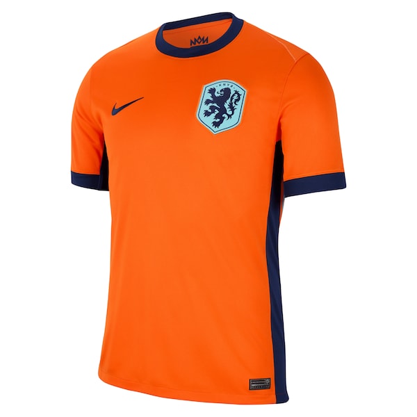 Netherlands National Team Nike 2024 Home Replica Blank Jersey - Orange - Image 3