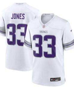 Aaron Jones Minnesota Vikings Nike Alternate Game Player Jersey - White