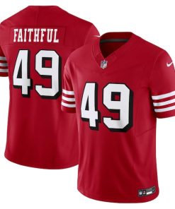 The Faithful San Francisco 49ers Nike Vapor F.U.S.E. Limited Jersey - Scarlet