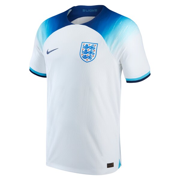 England National Team Nike Youth 2022/23 Home Breathe Stadium Replica Blank Jersey - White - Image 2