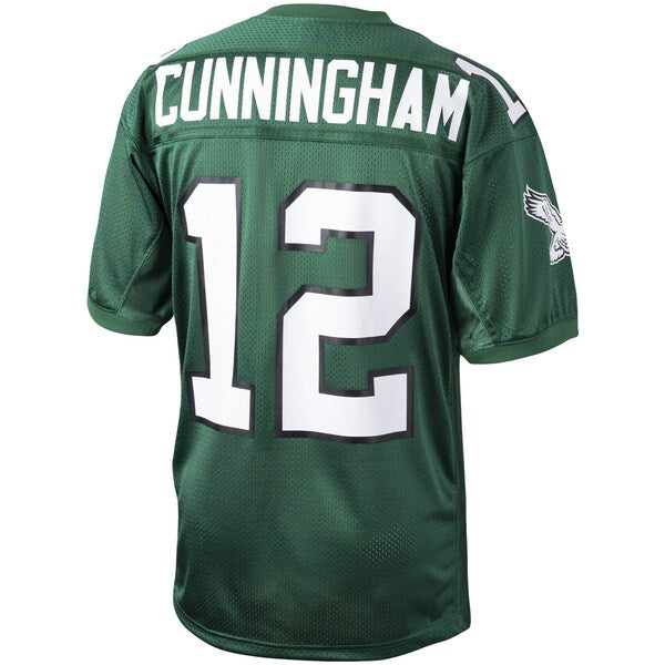 Randall Cunningham Philadelphia Eagles 1992 Authentic Throwback Retired Player Jersey - Green - Image 3