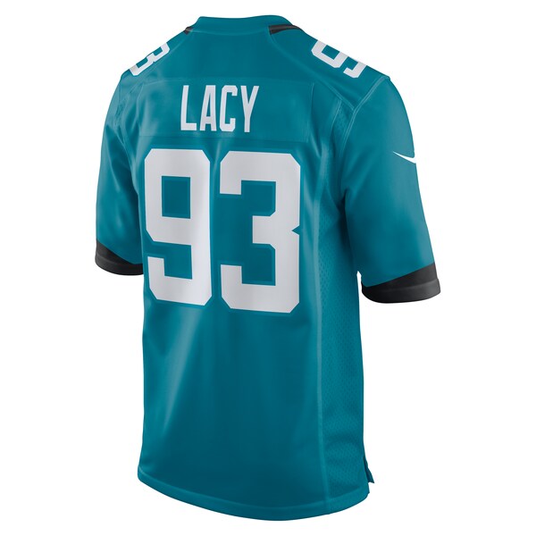 Tyler Lacy Jacksonville Jaguars Nike Team Game Jersey - Teal - Image 3