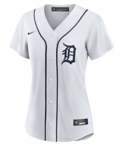Alternative view of Jace Jung Detroit Tigers Nike Women's Home Replica Jersey - White
