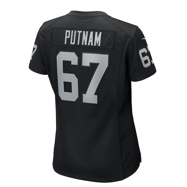 Will Putnam Las Vegas Raiders Nike Women's Team Game Jersey - Black - Image 3