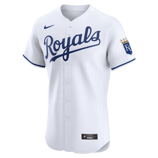 Kansas City Royals Nike Home Elite Jersey - White - Image 2