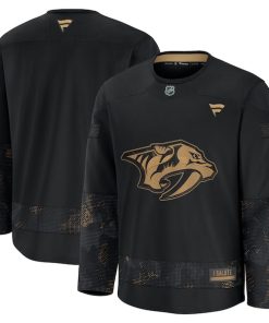Nashville Predators  2024 Military Appreciation Practice Jersey - Black