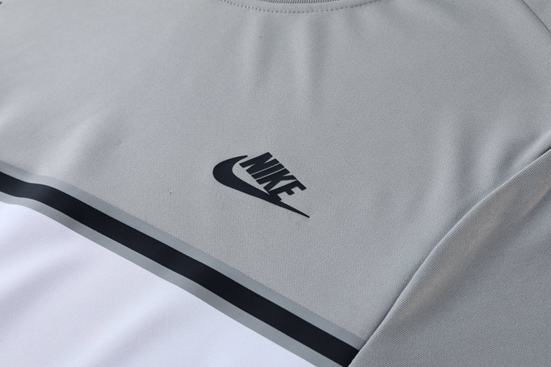 Nike Short Sleeve Training Jersey Set-ND01- Light Gray - Image 7