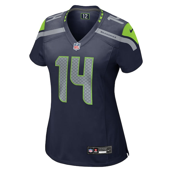 DK Metcalf Seattle Seahawks Nike Women's Team Game Jersey - College Navy - Image 3