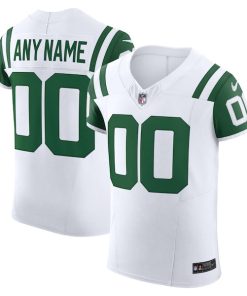 New York Jets Nike Vapor F.U.S.E. Elite Custom Jersey - White