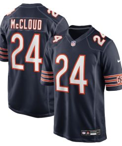 Nick McCloud Chicago Bears Nike Team Game Jersey -  Navy