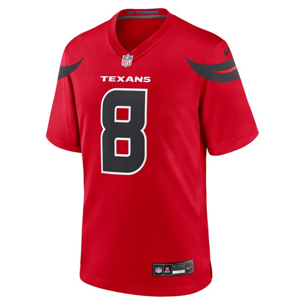 John Metchie III Houston Texans Nike Alternate Game Jersey - Red/White/Navy - Image 7