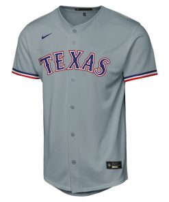 Alternative view of Corey Seager Texas Rangers Nike Youth Road Replica Jersey - Gray