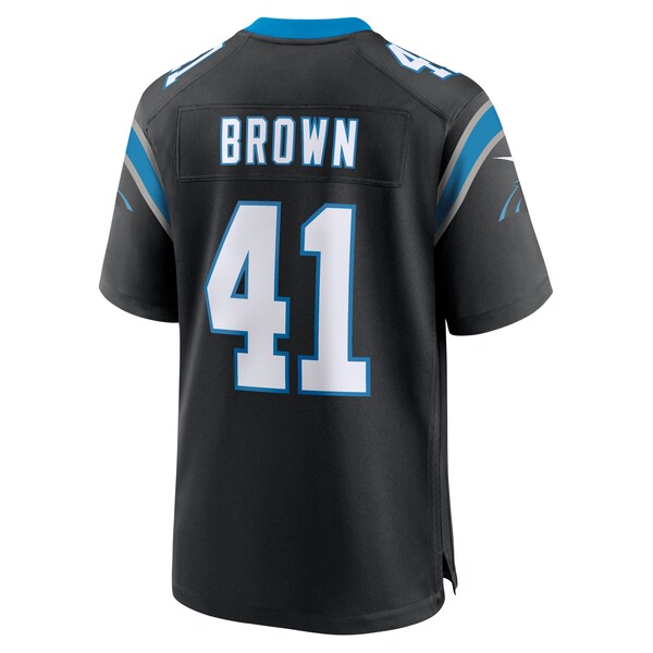 Spencer Brown Carolina Panthers Nike Team Game Jersey - Black - Image 3
