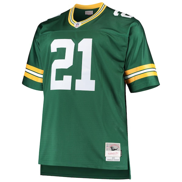 Charles Woodson Green Bay Packers Big & Tall 2010 Retired Player Replica Jersey - Green - Image 2