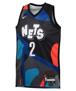 Alternative view of Cameron Johnson Brooklyn Nets Nike Youth  Swingman Replica Jersey - City Edition - Black