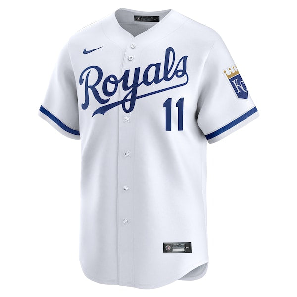 Maikel Garcia Kansas City Royals Nike Home Limited Player Jersey - White - Image 2
