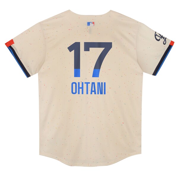 Shohei Ohtani Los Angeles Dodgers Nike Preschool 2024 City Connect Limited Player Jersey - Cream - Image 3