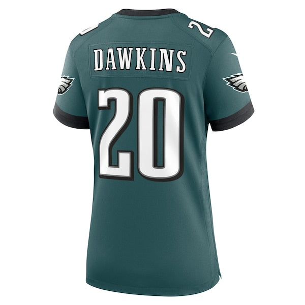 Brian Dawkins Philadelphia Eagles Nike Women's Retired Player Game Jersey - Midnight Green/Black - Image 4