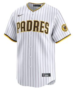 Alternative view of Mason Miller San Diego Padres Nike Home Limited Player Jersey - White
