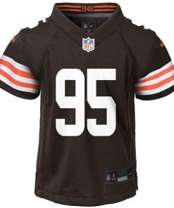 Alternative view of Myles Garrett Cleveland Browns Nike Preschool Player Game Jersey - Brown