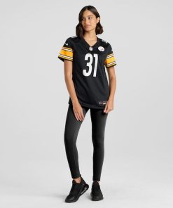 Beanie Bishop Pittsburgh Steelers Nike Women's  Game Jersey -  Black