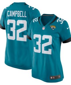 Tyson Campbell Jacksonville Jaguars Nike Women's Game Jersey - Teal