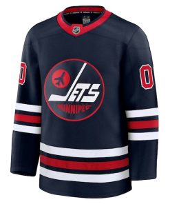 Alternative view of Winnipeg Jets  Alternate Premium Custom Jersey - Navy