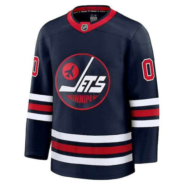 Winnipeg Jets Alternate Premium Custom Jersey - Navy - Image 2