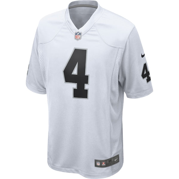 Derek Carr Las Vegas Raiders Nike Game Jersey - White - Image 3