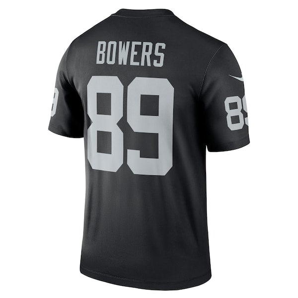 Brock Bowers Las Vegas Raiders Nike Team Legend Jersey - Black - Image 5