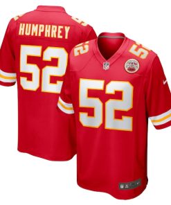 Creed Humphrey Kansas City Chiefs Nike Game Jersey - Red