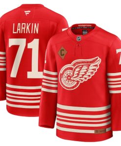 Dylan Larkin Detroit Red Wings  Centennial Premium Player Jersey - Red