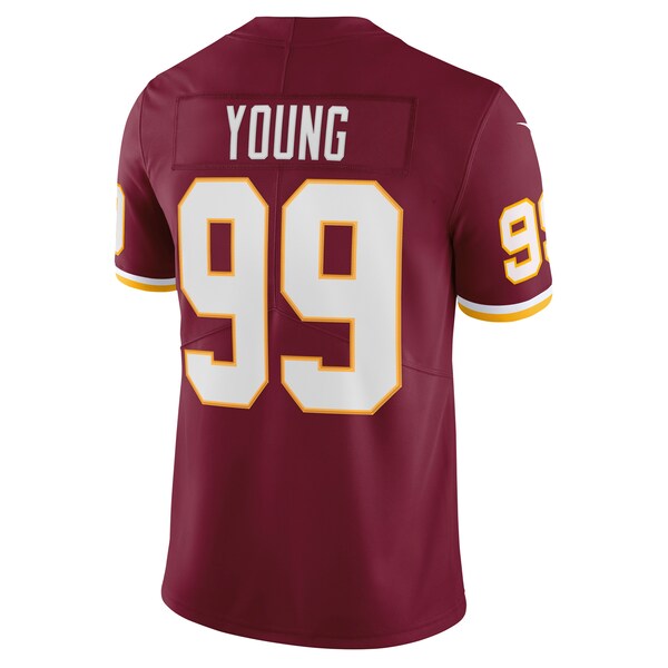 Chase Young Washington Football Team Nike Vapor Limited Jersey - Burgundy - Image 3