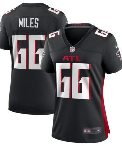 Joshua Miles Atlanta Falcons Nike Women's  Game Jersey -  Black