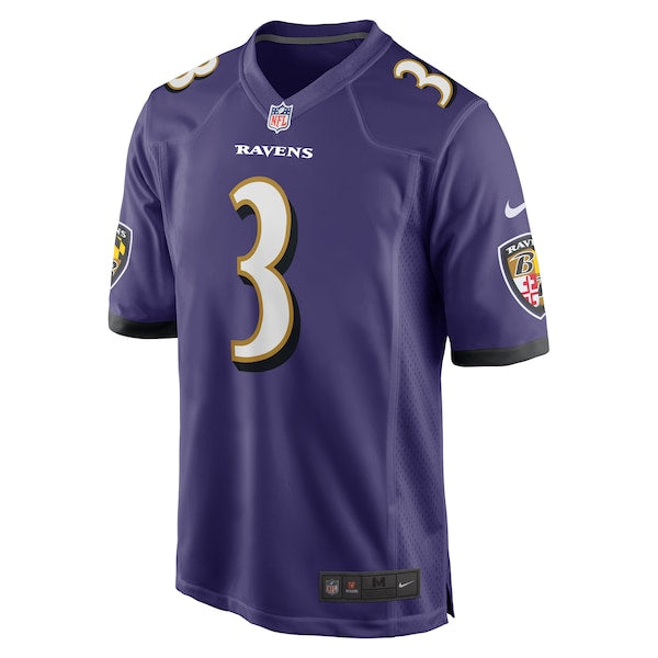 Odell Beckham Jr. Baltimore Ravens Nike Game Jersey - Purple - Image 3