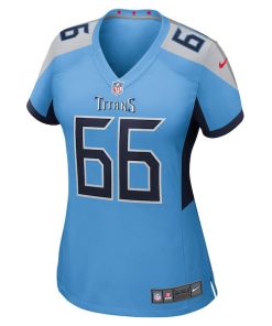Alternative view of Brenden Jaimes Tennessee Titans Nike Women's Team Game Jersey -  Light Blue