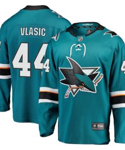 Marc-Edouard Vlasic San Jose Sharks   Premier Breakaway Player Jersey - Teal/Black