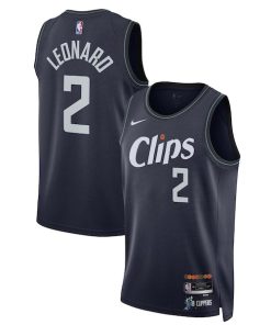 Kawhi Leonard LA Clippers Nike Unisex 2023/24 Swingman Jersey - Navy - City Edition