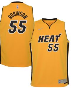 Duncan Robinson Miami Heat Nike Youth 2020/21 Swingman Player Jersey Trophy Gold - Earned Edition